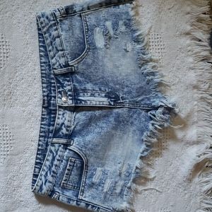 Size L (10) jean shorts